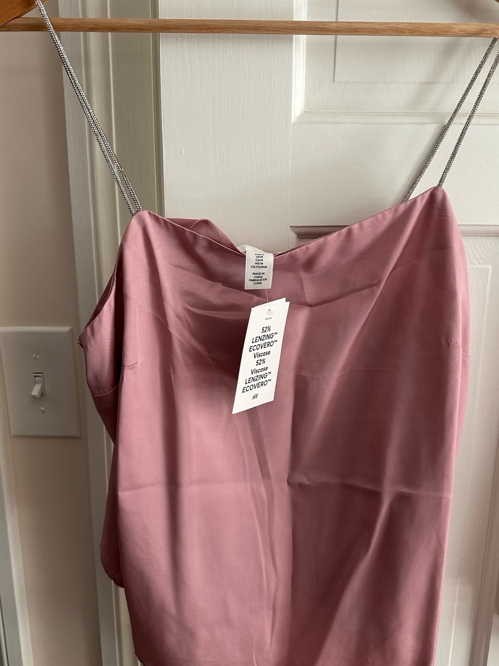 H&M Dusty Rose Satin Camisole